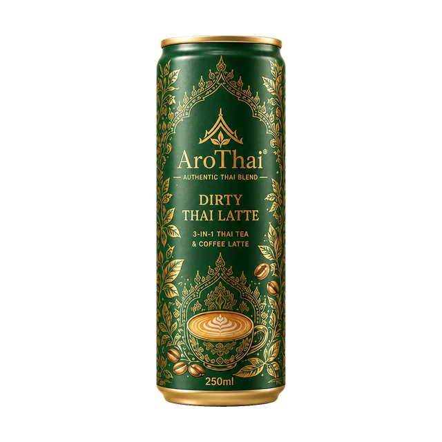 AROTHAI Dirty Thai Latte 250 millilitre can